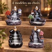 Brûleur d'encens à reflux - Cascade Zen