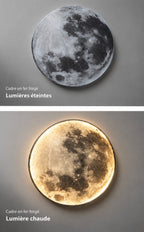 Applique Murale Lune LED – Une œuvre lumineuse pour votre intérieur