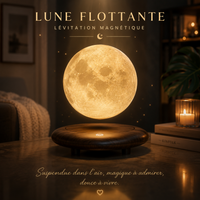 Lune flottante en Lévitation Magnétique