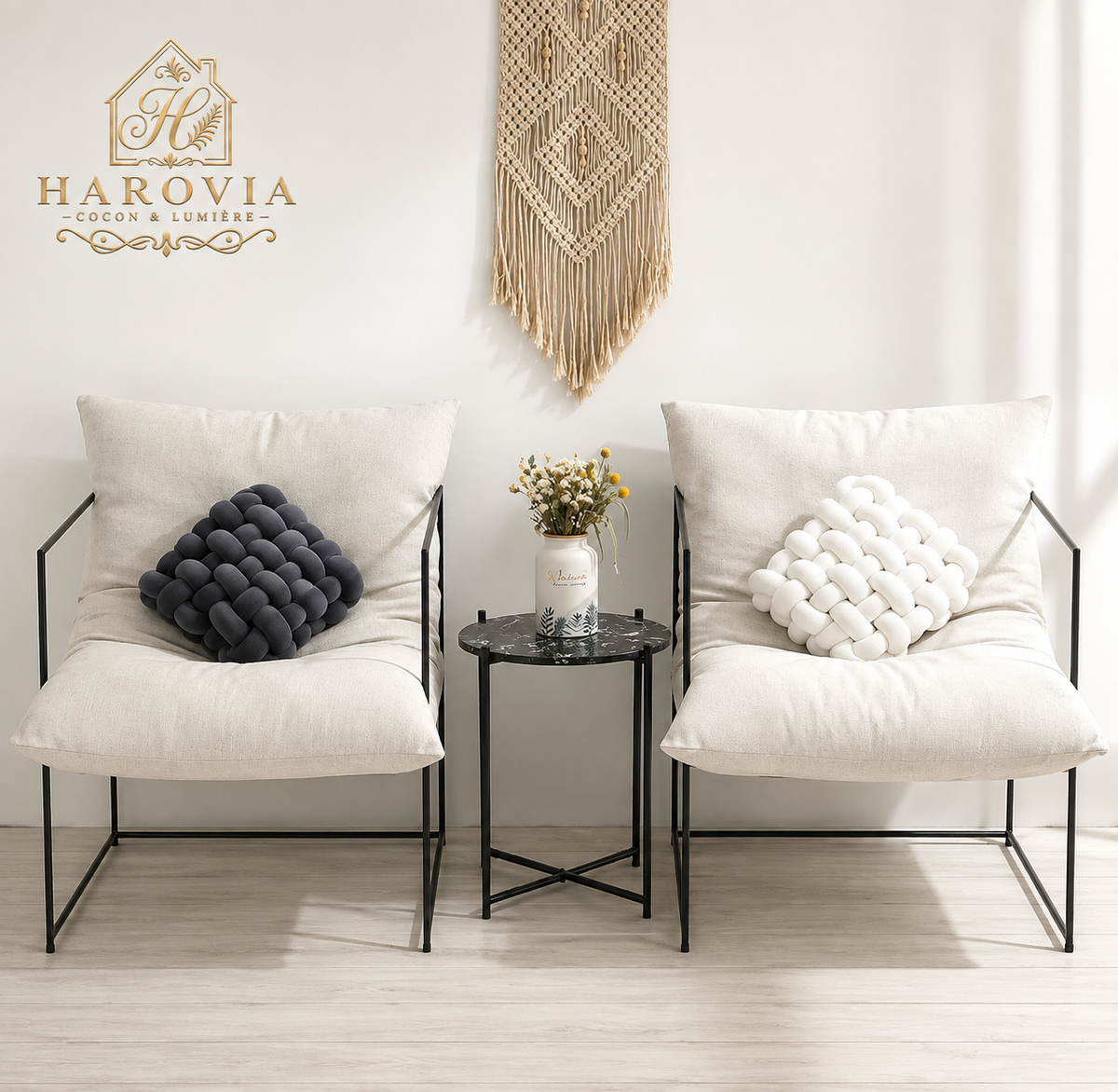 Coussin Tressé Moelleux