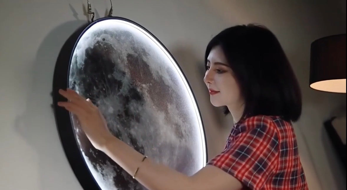 Applique Murale Lune LED - Éclairage d'ambiance design