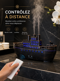 Diffuseur d'Arômes Paquebot Vintage - Brume & Lumière d'Ambiance