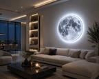 Applique Murale Lune LED – Une œuvre lumineuse pour votre intérieur