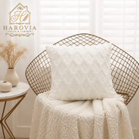Housse de coussin texturée - Douceur & Élégance