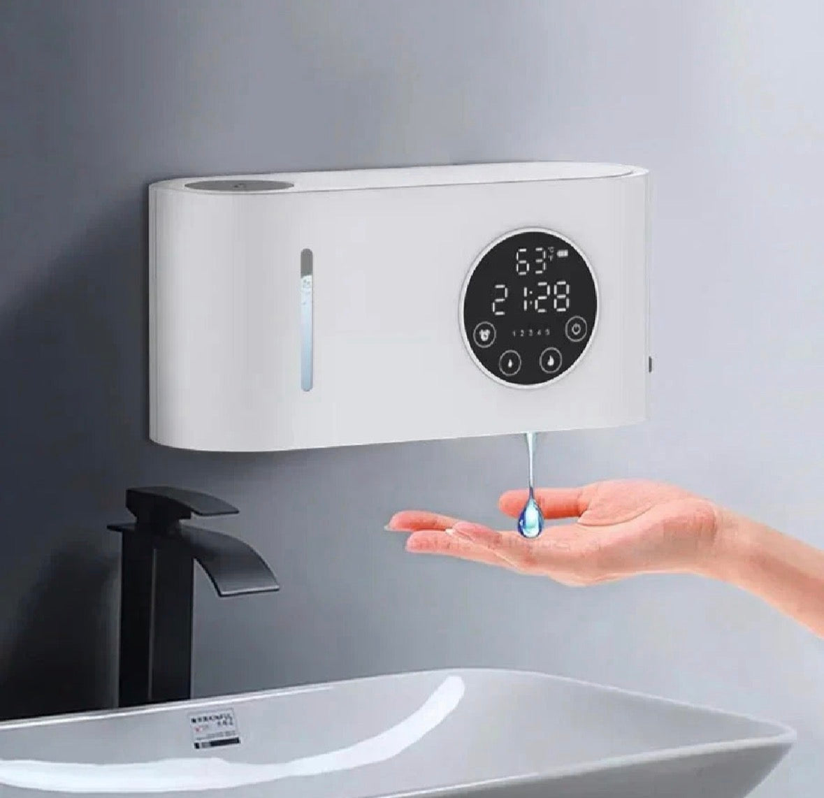 Distributeur automatique de savon rechargeable USB – 500 mL