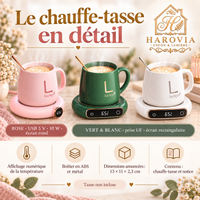 Chauffe-tasse électrique à température réglable