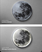 Applique Murale Lune LED – Une œuvre lumineuse pour votre intérieur