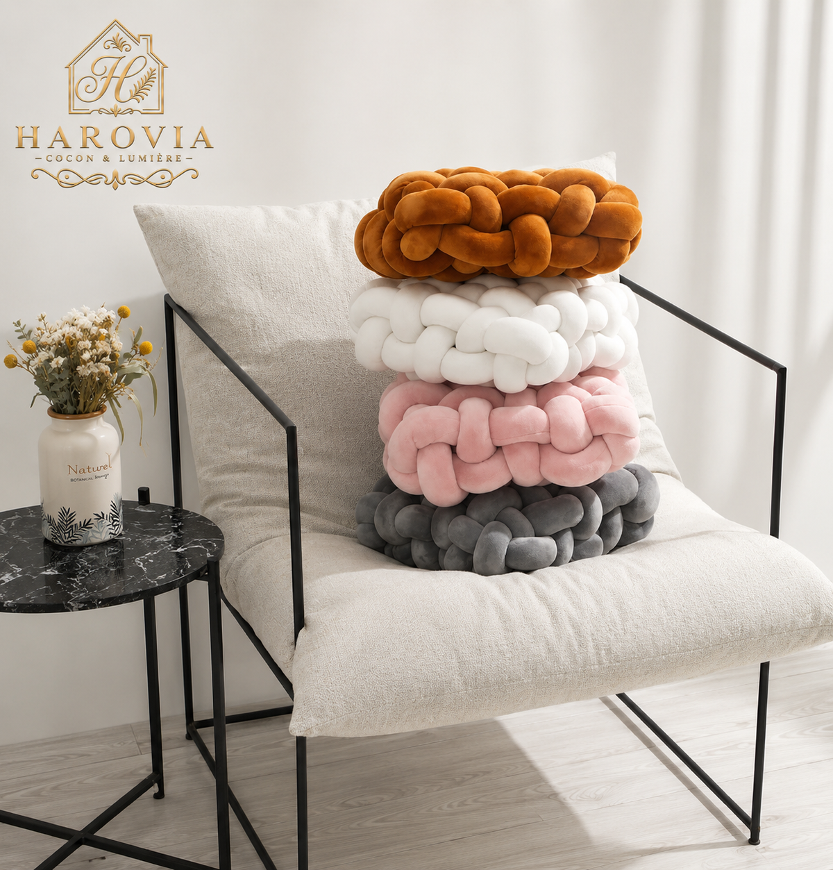 Coussin Tressé Moelleux