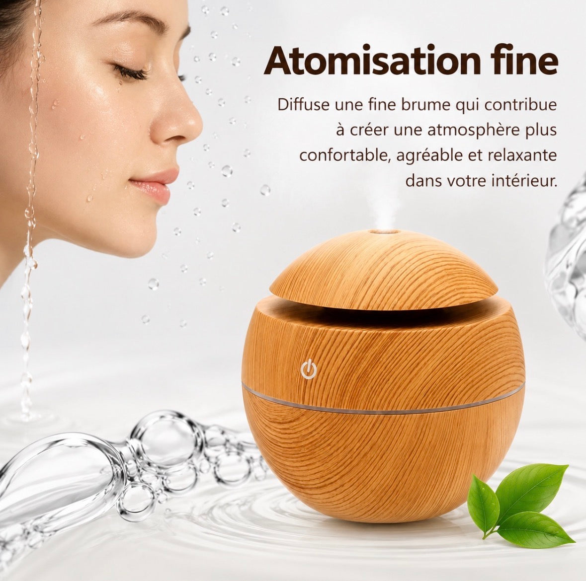 Diffuseur d’Huiles Essentielles Ultrasonique – Votre Oasis de Sérénité