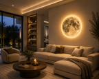 Applique Murale Lune LED – Une œuvre lumineuse pour votre intérieur