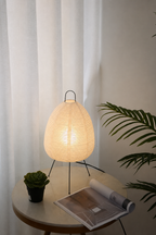 Lampe de table en papier de riz - Ambiance zen et chaleureuse