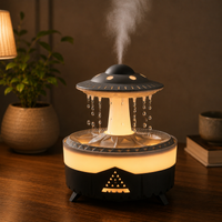 Humidificateur effet pluie & diffuseur d’huiles essentielles