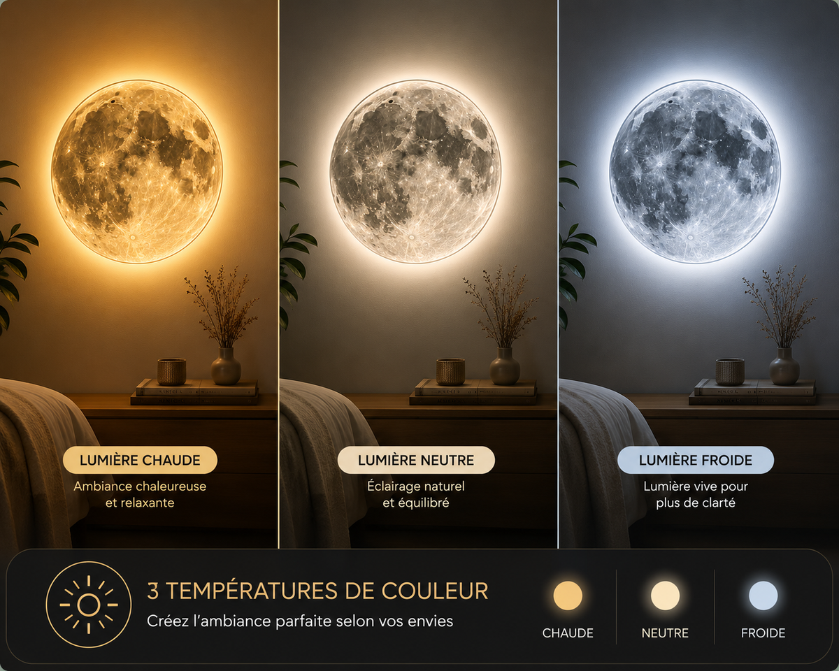 Applique Murale Lune LED