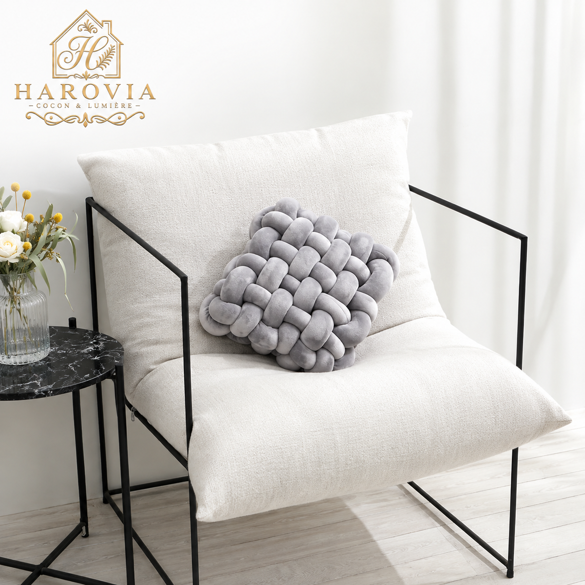 Coussin Tressé Moelleux