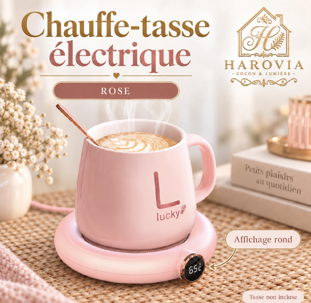 Chauffe-tasse électrique à température réglable