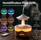 Humidificateur d'Air - Effet Pluie Relaxant & Diffuseur d'Huiles Essentielles