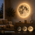 Applique Murale Lune LED – Une œuvre lumineuse pour votre intérieur