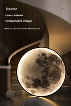 Applique Murale Lune LED – Une œuvre lumineuse pour votre intérieur